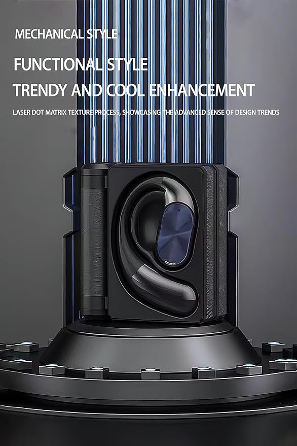 AI6.0 Bluetooth Headphones with Magnetic Protection Case, 156 Languages Support, Translation Earplugs for Wireless Headphones, Suitable for Travel, Business, Meetings and Study as Hearing Devices