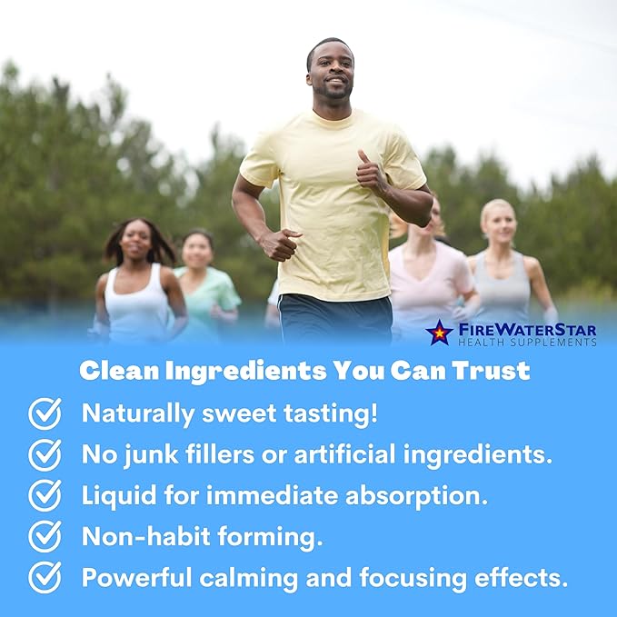 FWS Alpha GPC Calm Drops, Liquid Alpha GPC with L-Theanine, Organic, Non-GMO, Fast Acting Nootropic Brain Supplement for Memory Focus Calm, Supports Healthy Brain Function for Mental Clarity