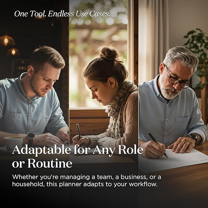 Ink+Volt Dashboard Deskpad | Undated Weekly Planner Notepad with 52 Undated Sheets, Premium Productivity Planner, Minimalist Weekly to do List for Work & Study | A4 Size | Made in the USA