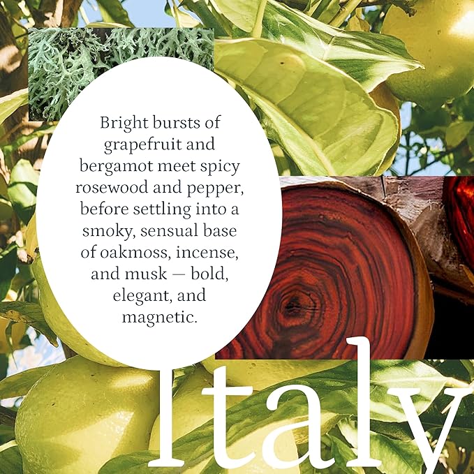 PuroSentido Italy Aroma Oil (120 ml) - Luxury Fragrance Oil for Diffusers and Humidifiers, Sicilian Lemon, White Rose & Musk Home, Hotel & Spa Scent