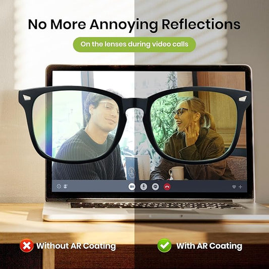 Cyxus Blue Light Glasses for Men Women Reduce Eye Strain UV Blocking for Computer Screen 8082