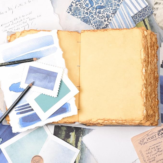 LEATHER VILLAGE Tree of Life Journal - 13 X 8 inches - Rustic Brown - 200 Antique Deckle Edge Handmade Paper – Book of Shadows - Vintage Leather Bound Journal for Women & Men