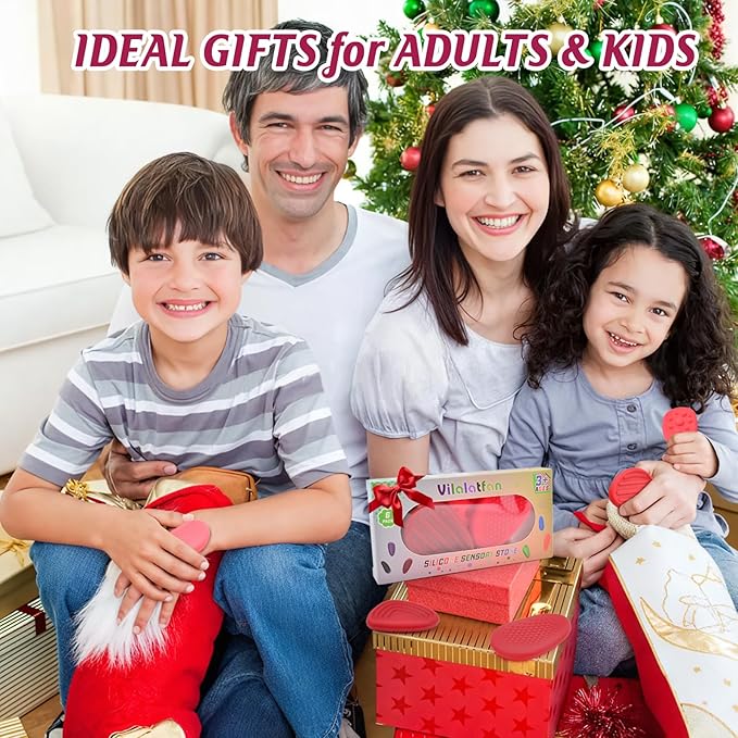 Fidget Toys Sensory Stones for Kids and Adults,6 PCS Texture Worry Stone for Anxiety Autism Teen Calm Down & ADHD Stress Relief,Quiet Fidgets for Classroom Small Prizes Gifts for Travel Toy