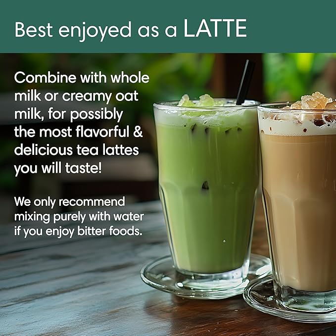 Wild Orchard Matcha Green for Lattes from Jeju Island - Premium Tea - 100% Regenerative Organic Certified - Premium Grade Matcha Green Tea Powder Cultivated on Jeju Island in South Korea