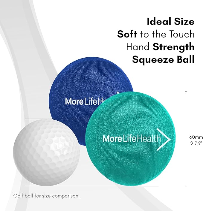 Hand Balls for Therapy - Hand Balls for Arthritis and Carpal Tunnel - Hand Exercise Ball for Improved Grip - Stress Balls for Adults