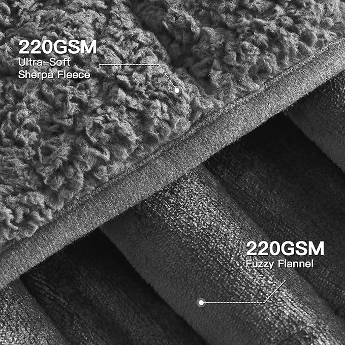 Lofus Weighted Blanket for Adults(20 lbs, 60" x 80"), Queen Size Heavy Blanket Machine Washable, Soft Weighted Blankets for Stress Relief and Sleep Promotion-Grey