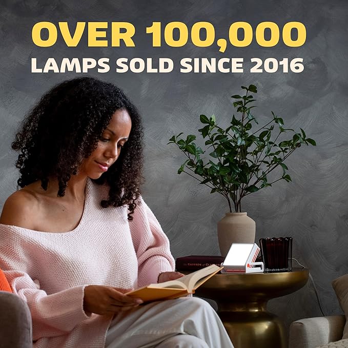 Circadian Optics Lumine Light Therapy Lamp | As Seen On Shark Tank | 10,000 Lux Full Spectrum UV-Free Light | Boost Mood, Improve Sleep, Increase Energy & Enhance Focus