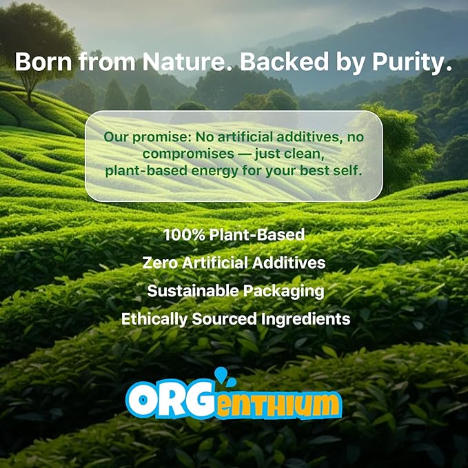 Yerba Mate Instant Tea Powder - Clean Energy, Boosts Focus, Low Sugar & Caffeine, Gut Health, Peach Mango - 30 Servings