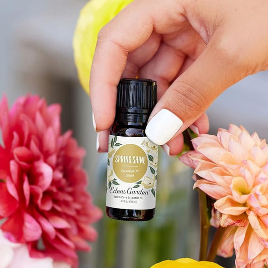 Edens Garden Spring Shine Essential Oil Blend- 100% Pure Premium Grade, Undiluted, Natural, Therapeutic, Aromatherapy, The Best for Diffusing, Candle, Laundry, Humidifiers 10 ml (.33 fl oz)