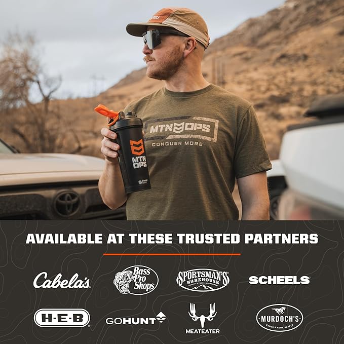 MTN OPS Ignite Trail Packs Energy Drink Powder, Gluten Free Nootropic Supplement Drink Mix, L Arginine, L Citrulline, Caffeine & Nootropic Sugar Free Drink Mix, 20 Servings, Pineapple Crush