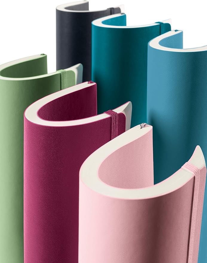 LEUCHTTURM1917 - Notebook Softcover Composition B5-123 Numbered Pages for Writing and Journaling (Plain, Pacific Green)