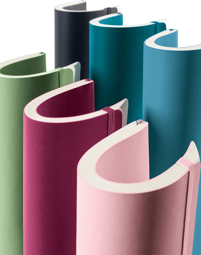 LEUCHTTURM1917 - Notebook Softcover Composition B5-123 Numbered Pages for Writing and Journaling (Ruled, Pacific Green)