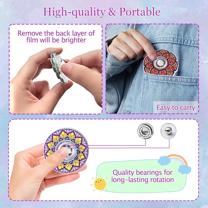 Funny Fidget Spinners Fidget Toys Bulk Mini 25pcs,Return Gifts Party Favors Supplies Goodie Bags Stuffers for Kids Adults, Sensory Toys for Boys Girls Stress Relief,Treasure Box Toy Classroom Prizes