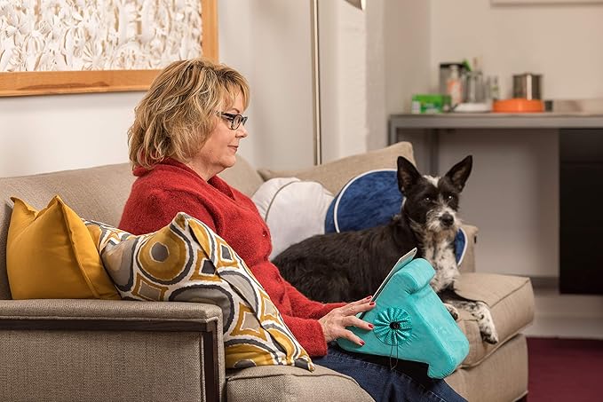 Flippy Tablet Stand Compatible with iPad, Cubby Storage and Multi-Angle Viewing for Home, Work & Travel. Our Tablet Holder Has Storage for Your All Your Personal Items. (Nebbiolo)