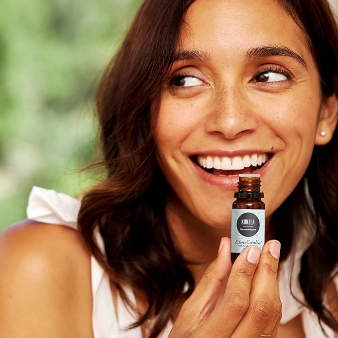 Edens Garden Kunzea Essential Oil- 100% Pure Premium Grade, Undiluted, Natural, Therapeutic, Aromatherapy, The Best for Diffuser, Skin, Humidifiers, Kid Safe 10 ml (.33 fl oz)