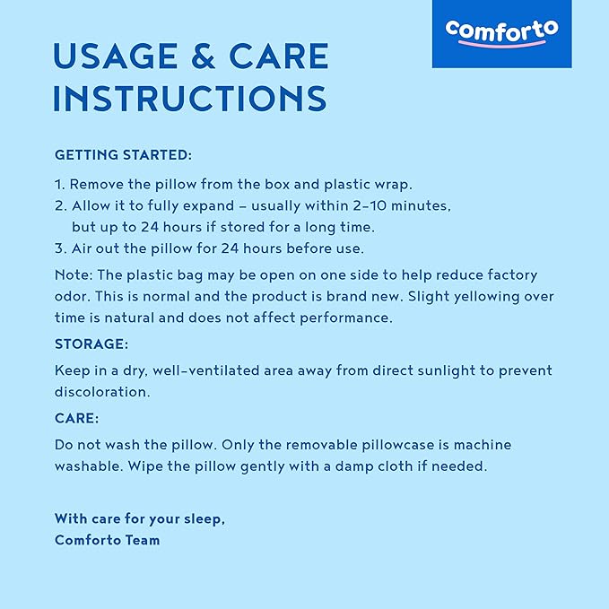 Ergonomic Memory Foam Pillow for Neck Pain Relief - Ergonomic 27.5x17.7 Neck Cervical Support Pillow for Sleeping - Side and Back Sleepers, Medical Orthopedic Foam Pillow - Medium Firm