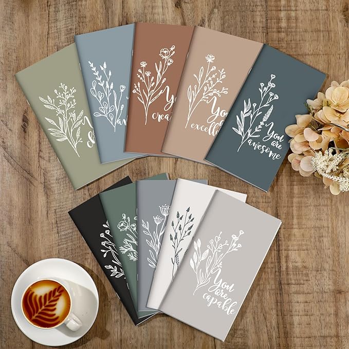 Qilery 30 Pcs Open House Gifts Bulk Habit Tracker Planner Bulk 2025 Pocket Calendars to Do List Weekly Goals Notepads for Employee Appreciation Housekeeping Teacher Welcome Gifts(Aesthetic Energetic)