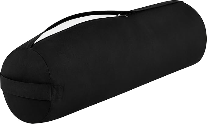 Retrospec Retrospec Sequoia Yoga Bolster Pillow - Meditation Cushion for Yoga Practices - Includes Machine Washable 100% Cotton Cover & Durable Carry Handle