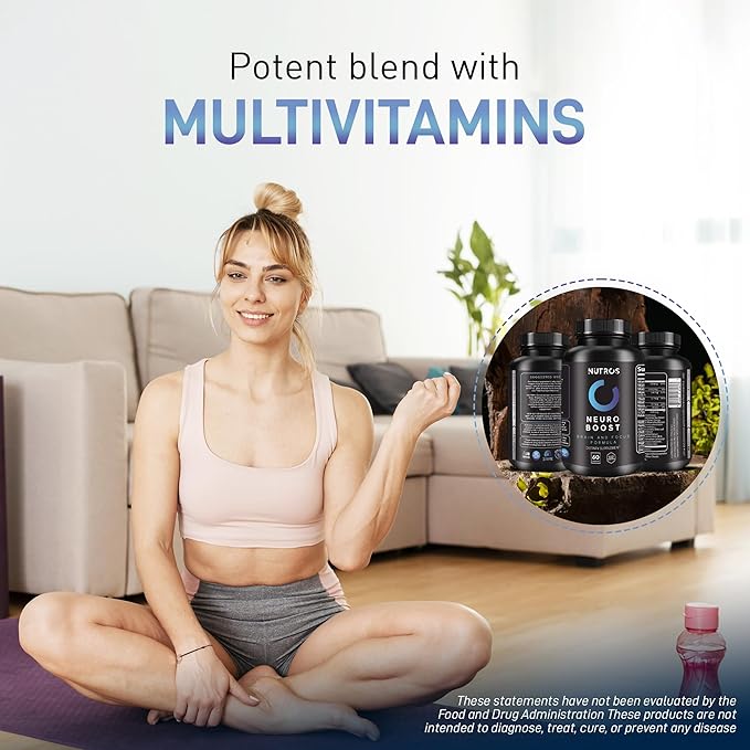 Neuro Boost | Nootropic - Supports Memory and Improves Mood and Mental Clarity | 60 Capsules