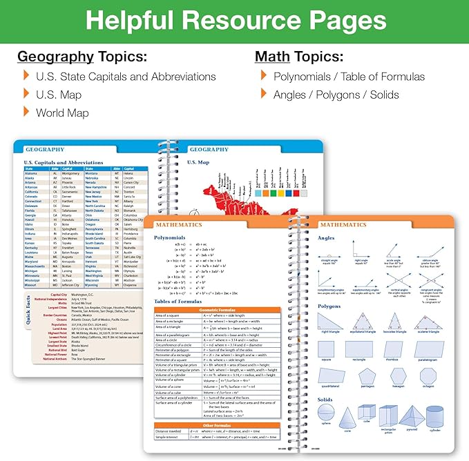 Global Datebooks Dated Middle School or High School Student Planner for Academic Year 2025-2026 Includes Ruler/Bookmark and Planning Stickers (Matrix Style - 5.5"x8.5" - Slant)