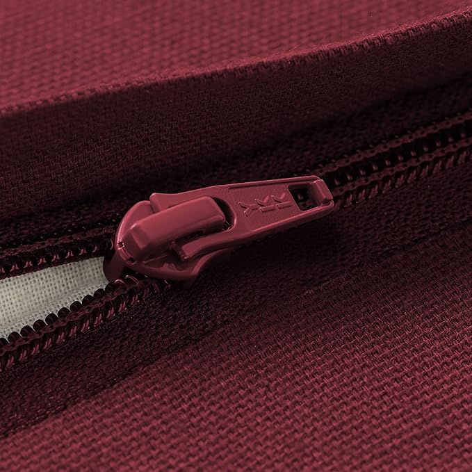 Yoga Meditation Cushion, 25" x 12" Rectangular Bolster with Organic Cotton Cover