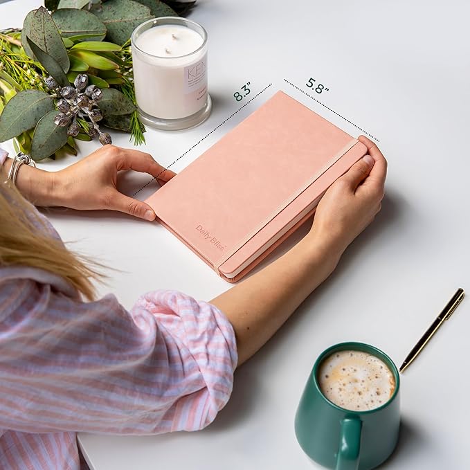 Daily Bliss Stone Paper Journal Premium A5 Hardcover Vegan Leather Notebook Journal | 160 Pages | Premium Quality Professional Notebook For Men and Women |Comes With Gift Box Waterproof Notebook