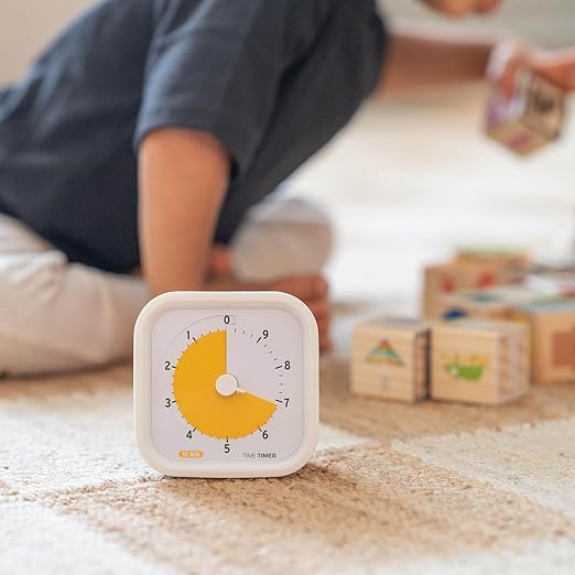 TIME TIMER 10 Minute MOD Education Edition ⁠— Visual Timer with Desktop Software for Kids Classroom Learning, Productivity Timer, Study Tool and Office Meetings with Silent Operation (10min)