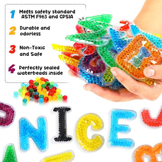 LESONG Autism Sensory Fidget Toys: ABC Learning Educational Montessori Toys, Quiet Fidgets for Classroom Calm Down Corner, Autistic Anxiety Relief