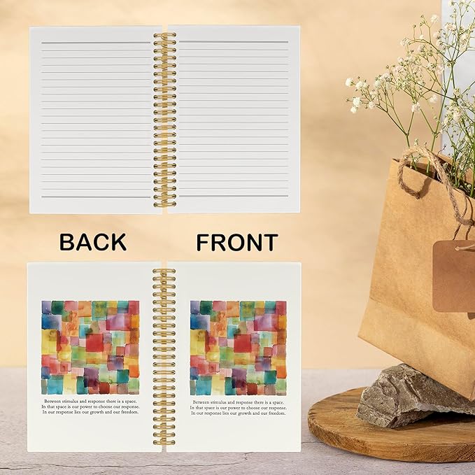 Psychology Therapist Mental Health Journal Notebook, School Psychologist Gifts, Speech Therapist Gift, School Counselor Hardcover Spiral Notebook 5.5x8.3 Inch