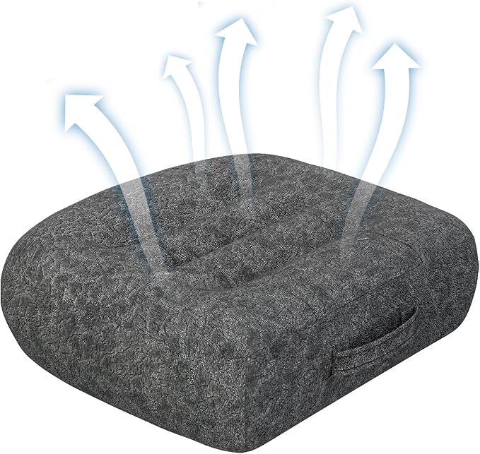 Super Thicken Car Seat Cushion for Adults/Office Chair Cushions/Butt Pillow for Car Long Sitting,Portable Car Seat Pad Fatigue Relief Suitable for Trucks,Cars,Office Chairs,Wheelchairs（Dark gray）