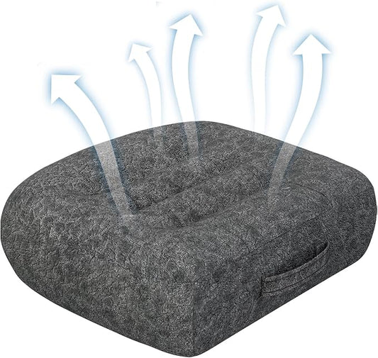 Super Thicken Car Seat Cushion for Adults/Office Chair Cushions/Butt Pillow for Car Long Sitting,Portable Car Seat Pad Fatigue Relief Suitable for Trucks,Cars,Office Chairs,Wheelchairs（Dark gray）
