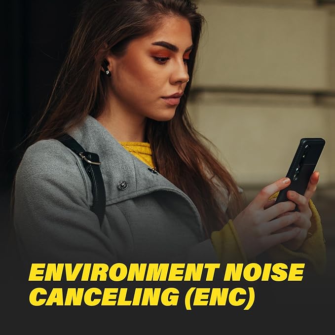 KICKER TWS2 True Wireless Earbuds, Bluetooth Earbuds with Microphone, Environmental Noise Cancelling, Wireless Earphones for Android and iOS, Fast Charging Case USB-C with 24 Hours of Playtime