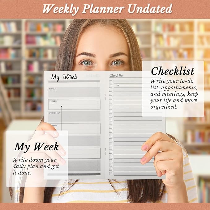 Qilery 30 Pcs 2025-2026 Daily Weekly Planner Bulk Christmas Employee Appreciation Gifts Small Pocket Journal to Do List Goals Notepad for Coworkers Teacher Students Team (Neutral Color)