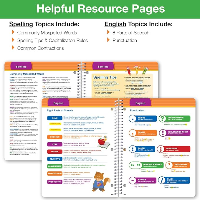 Global Datebooks 2025-2026 Elementary Student Planner 8.5x11 - Dated Weekly & Monthly Academic Planner (Large) with Ruler/Bookmark & Stickers, Ideal for Homework, Block Style, Teamwork