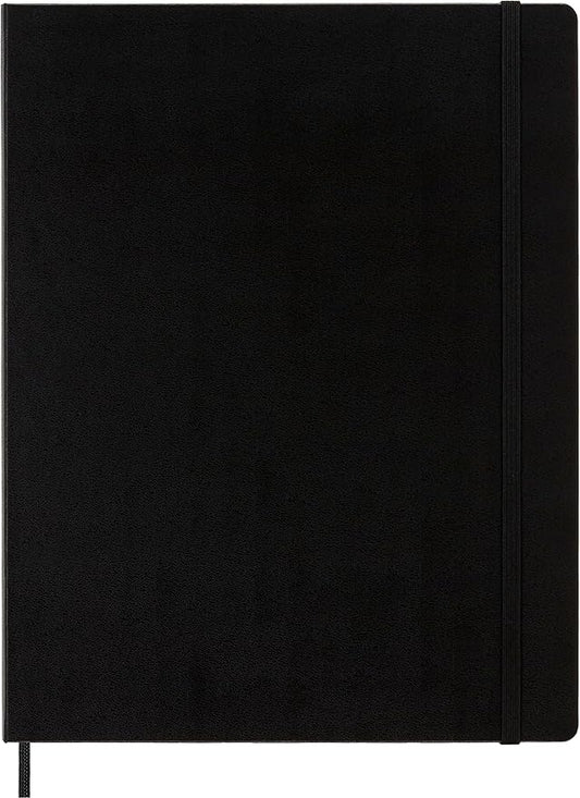 Moleskine Notebook, XXL, Ruled, Black, Hard Cover (8.5 x 11)