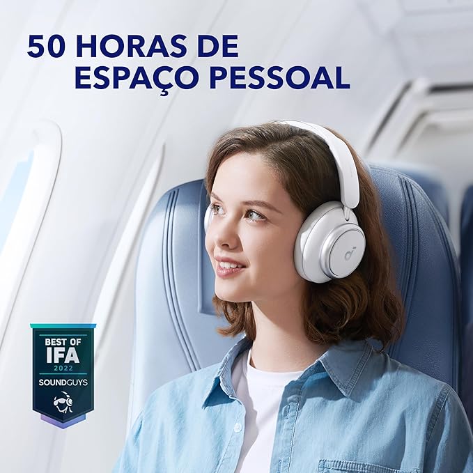 Soundcore by Anker Space Q45 Adaptive Active Noise Cancelling Headphones, Reduce Noise by Up to 98%, 50H Playtime, App Control, LDAC Hi-Res Wireless Audio, Comfortable Fit, Clear Calls, Bluetooth 5.3