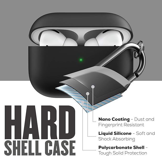Keybudz Hybrid Shell Series Compatible - AirPods Pro Case Cover