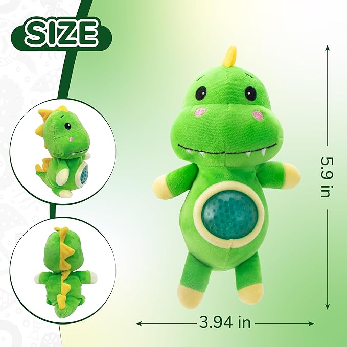 Dinosaur Stuffed Animal, Stuffed Animals, Unicorn Toys for Girls Age 4-6, Plush Toys with Squishy Ball in Her Tummy, Christmas Birthday Gifts for Baby, Toddler, Kids