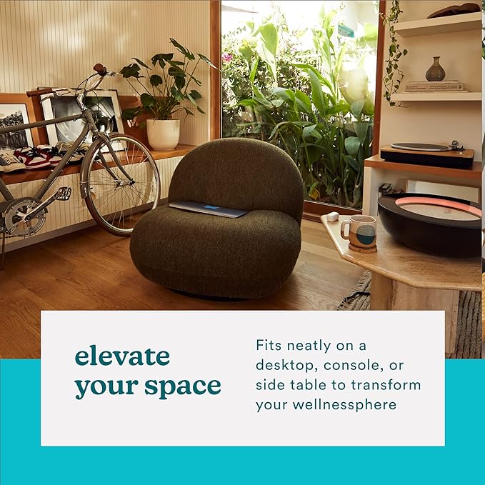 Homedics Drift Sandscape, Perpetual Motion Machine, Zen Garden, Meditation Accessories, Decorative Sandscape, Bluetooth, iOS, Android, by Homedics (16 Inch (Medium), Cream)