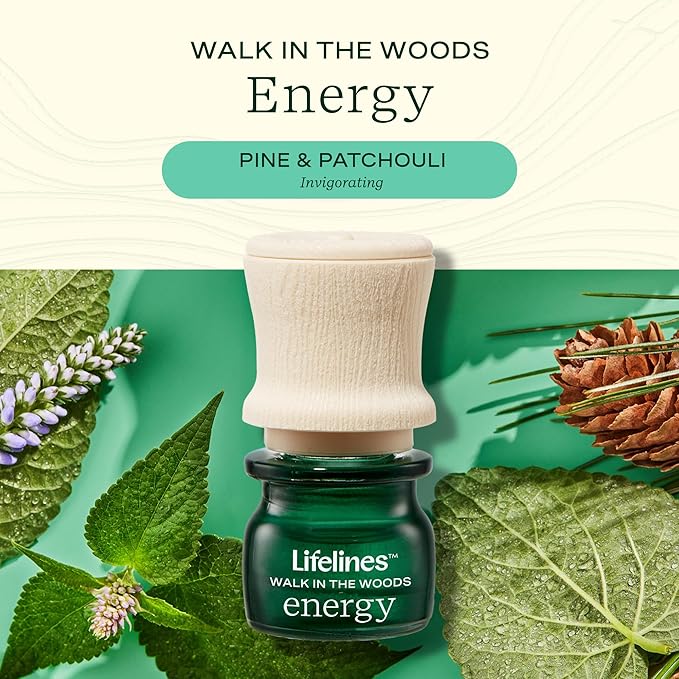 Lifelines Scent-Infused Grounding Stone & Oil Blend Gift Set - Fidgets for Tweens, Teens & Adults with Essential Oil Blend - Stocking Stuffers, White Elephant & Holiday Gifts for Christmas