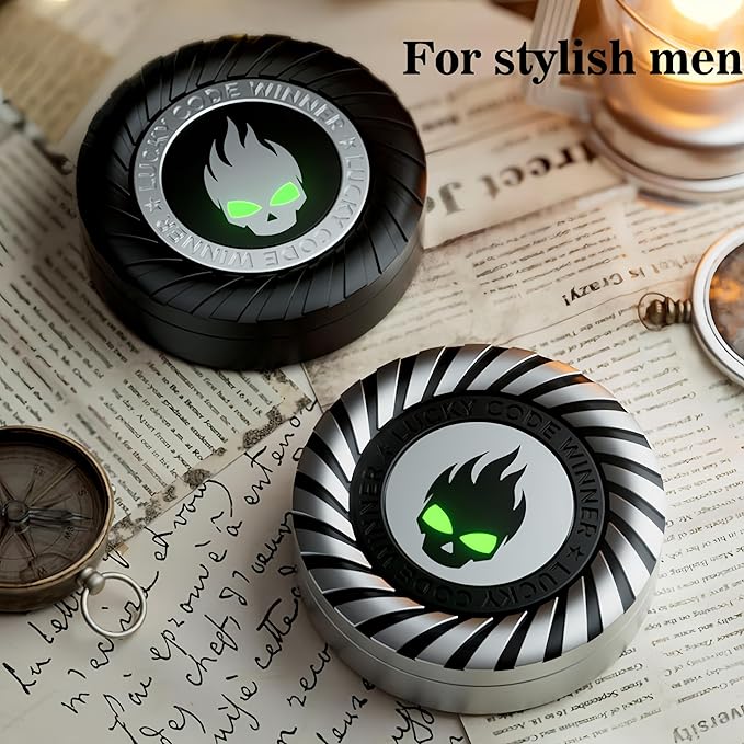 Metal Fidget Spinner for Kids and Adults, High Speed and Silence Colorful Glowing, Cool Fidget Spinner, Anti-Anxiety and Stress Release (Starlight Silver)
