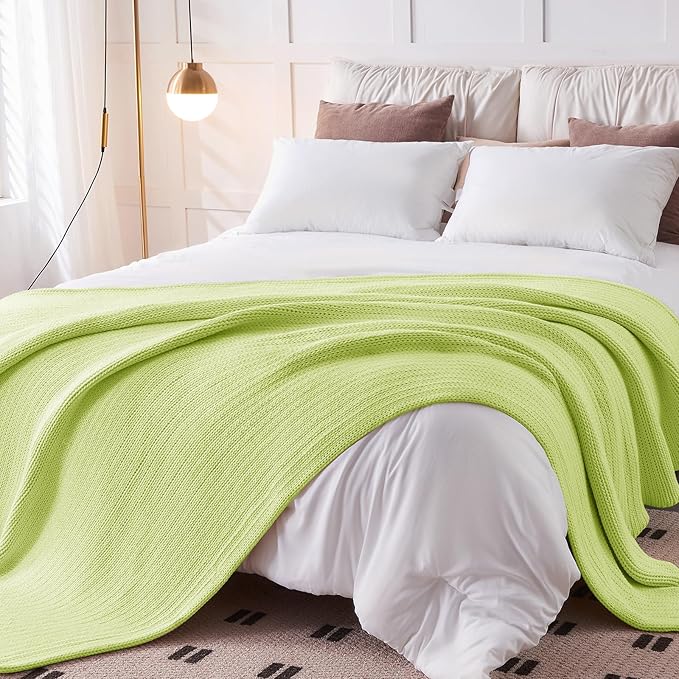 L'AGRATY Knitted Weighted Blanket - 60"x80" 15lbs Cooling Chunky Knit Heavy Blanket for Adults Braided Crochet Throw Thick Cable Yarn Knit Decorative Blanket No Beads Evenly Weighted Machine Washable