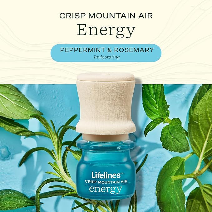 Lifelines Scent-Infused Grounding Stone & Oil Blend Gift Set - Fidgets for Tweens, Teens & Adults with Essential Oil Blend - Stocking Stuffers, White Elephant & Holiday Gifts for Christmas