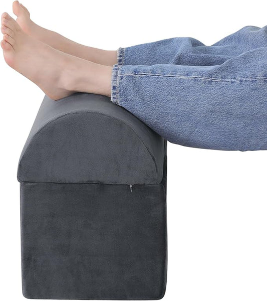 ROYALAY Adjustable Foot Rest for Under Desk at Work, Foot Stools for Under Office Desk, Ergonomic Leg Rest, Gray