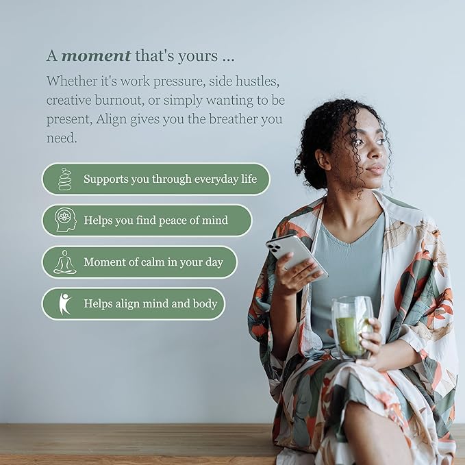 ALIGN MATCHA - Ceremonial Grade Japanese Matcha Powder 50g 42 Servings for Daily Focus, Smooth Energy & Vibrant Clarity, Fine Stone-Ground Green Tea for Lattes, Smoothies & Rituals, Sourced from Japan