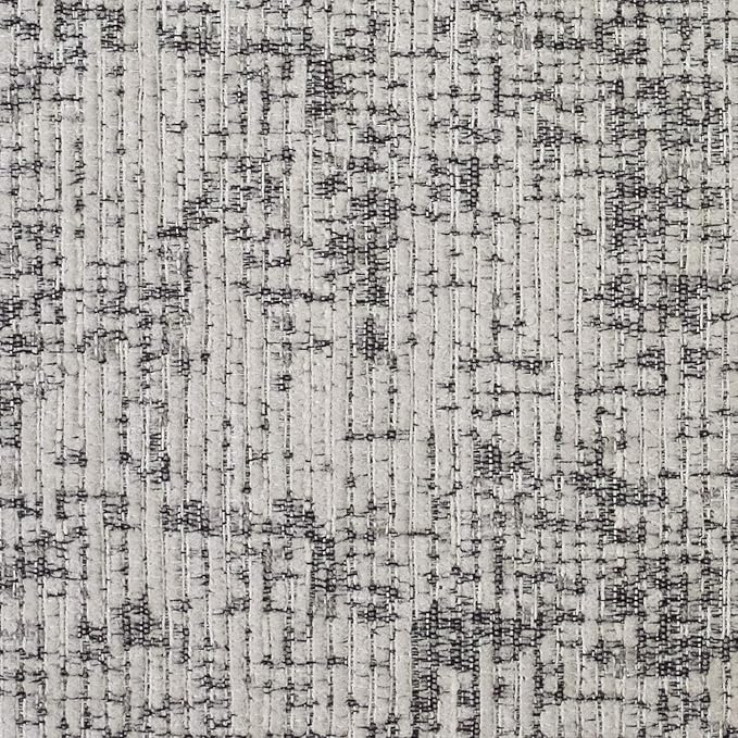 Sweet Home Collection Chair Cushion Memory Foam Pads Honeycomb Pattern Slip Non Skid Rubber Back Rounded Square 16" x 16" Seat Cover, 4 Pack, Broadway Black/White