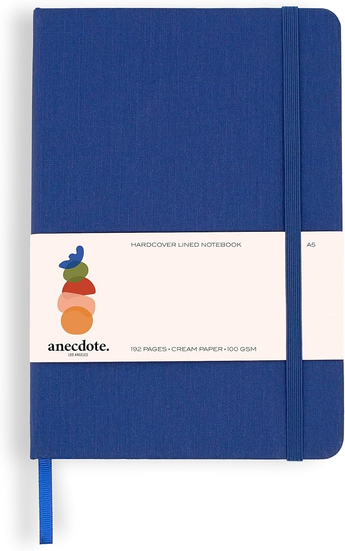 Hardcover Ruled Journal with Thick 100 gsm College Ruled Paper A5 size (8.3 inches x 5.4 inches) - Daily Writing Notebook Journal for Travel, School and Office Use - Diary Journal for Women and Men - Royal Blue