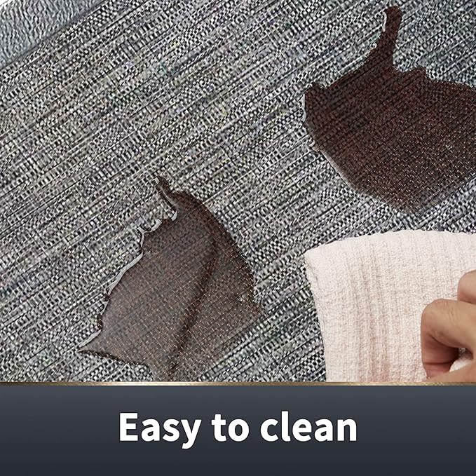 J&V TEXTILES Hillside Oversized Oil- and Stain-Resistant Anti-Fatigue Kitchen Mat (2-Pack Gray)*