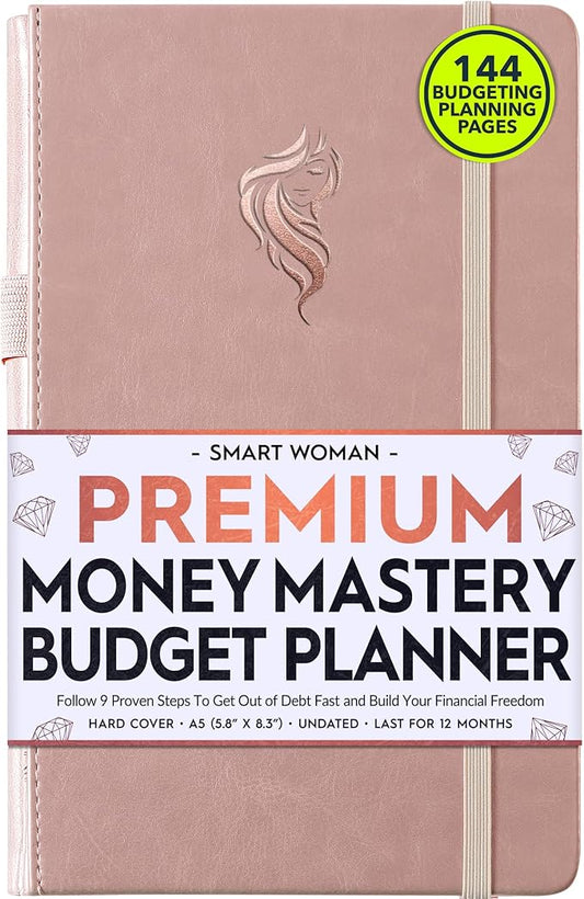 Financial Planner - Monthly Budget Planner with Cash Envelopes & Monthly Bill Organizer | A 12-Month Journey to Financial Freedom | Bill Payment Tracker Organizer, Debt, Expense Tracker & Money Saving