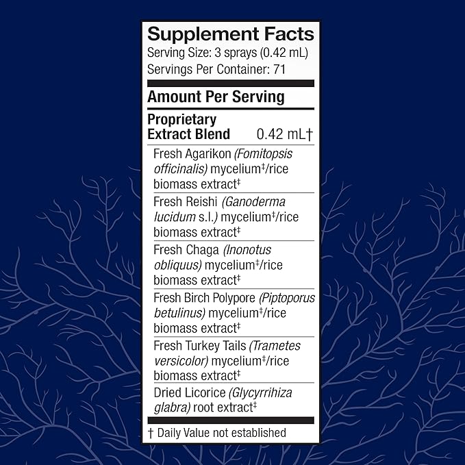 Host Defense MycoShield Throat Spray - Immune Health Support - Dietary Mushroom Supplement with Chaga, Reishi, Turkey Tail & More - On-The-Go Immune Support - Licorice Root, 1 fl oz (71 Servings)*